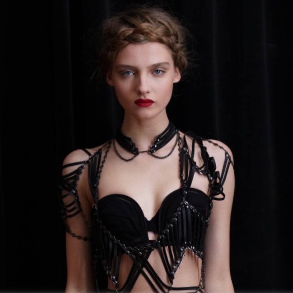 Bliss Lau Fall 2011 Leather Choker